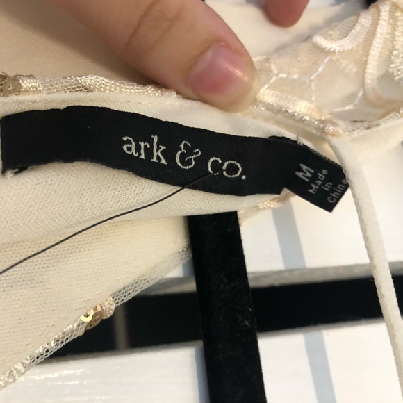 NWT Ark & Co Floral Sequins Dress - Picture 16 of 16